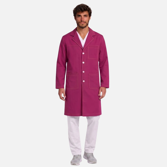 Bata Larga Pespunte Hombre | 3 Pockets