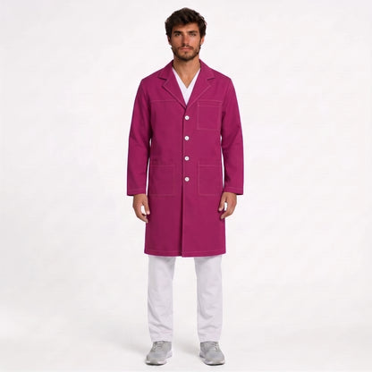 Bata Larga Pespunte Hombre | 3 Pockets