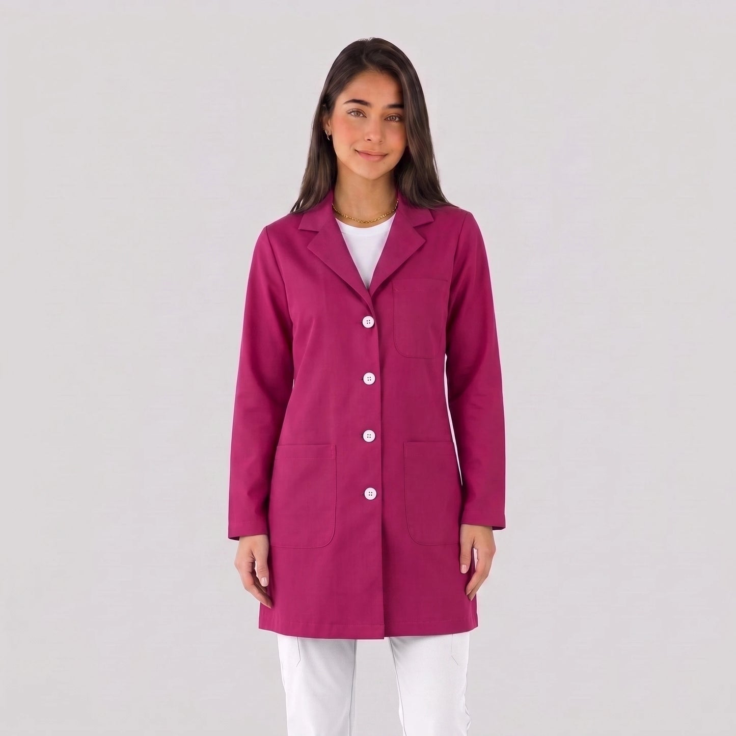 Bata Corta Essential Mujer | 3 Pockets