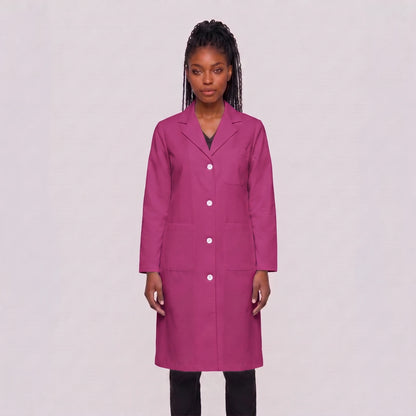 Bata Larga Essential Mujer | 3 Pockets