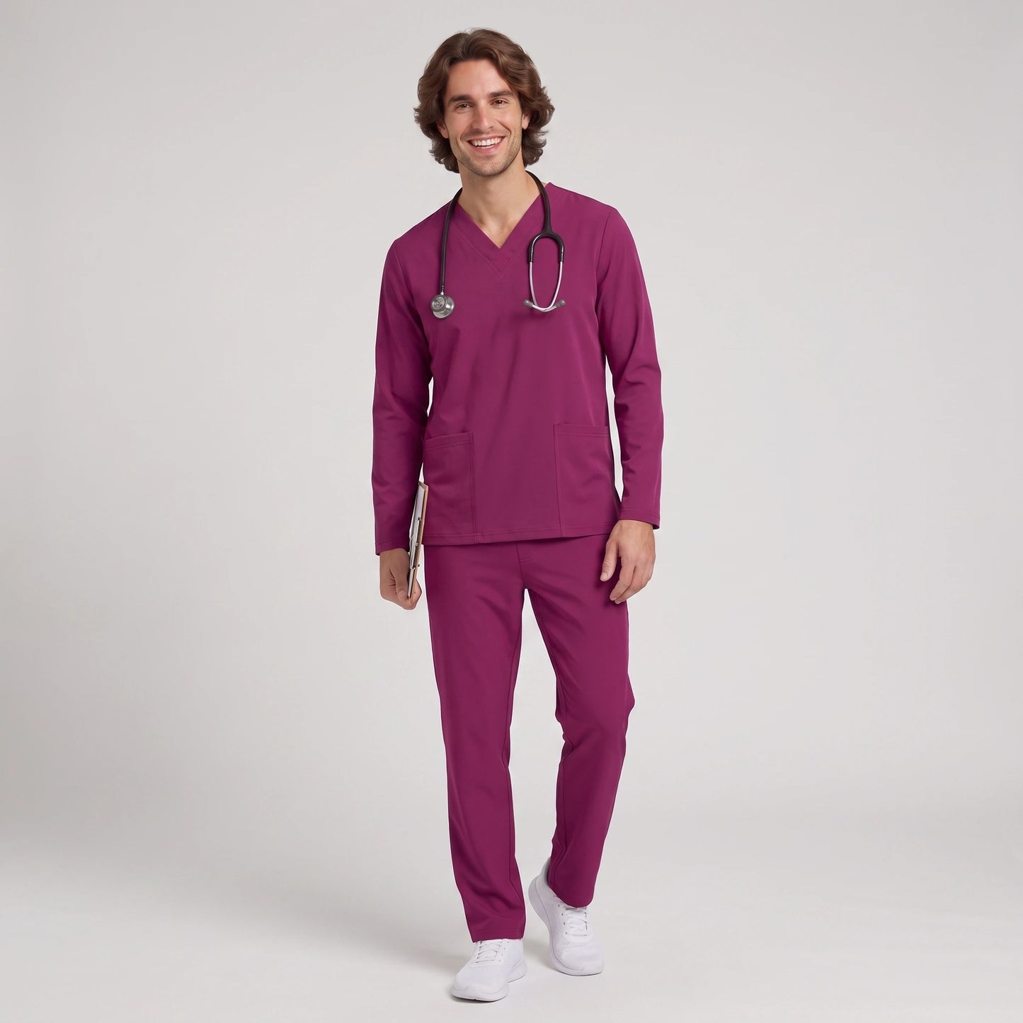 Top Manga Larga Hombre | 2 Pockets