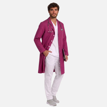 Bata Larga Pespunte Hombre | 3 Pockets