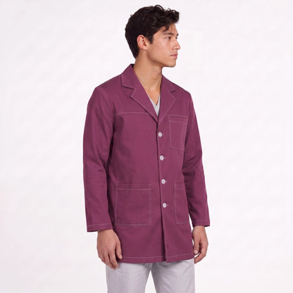 Bata Corta Pespunte Hombre | 3 Pockets
