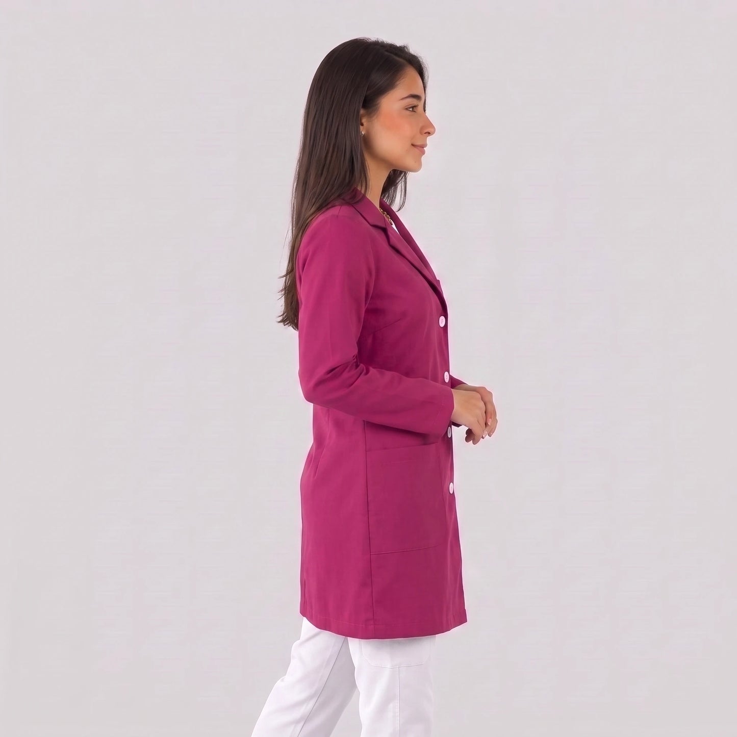 Bata Corta Essential Mujer | 3 Pockets