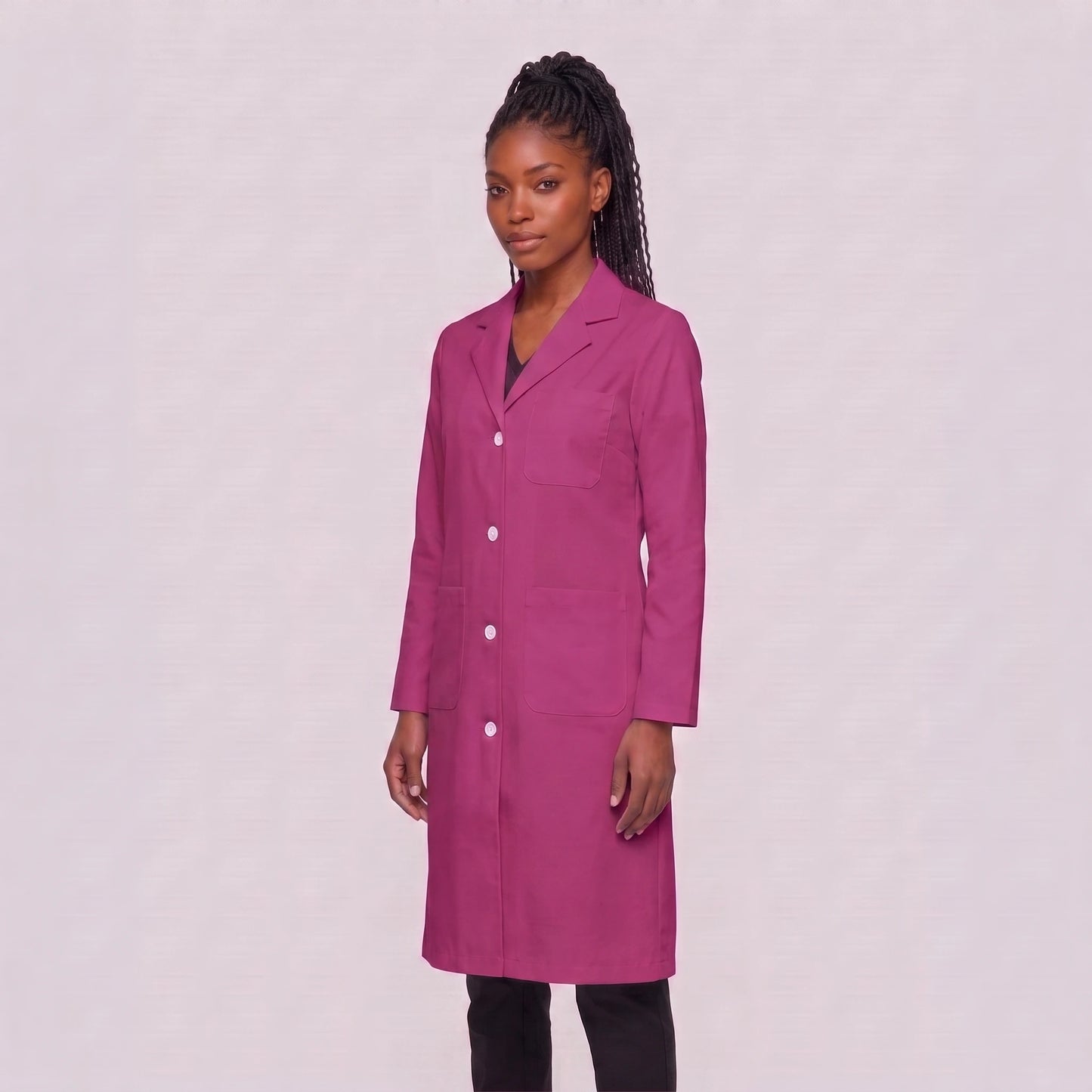 Bata Larga Essential Mujer | 3 Pockets