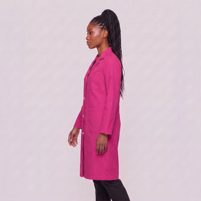 Bata Larga Essential Mujer | 3 Pockets