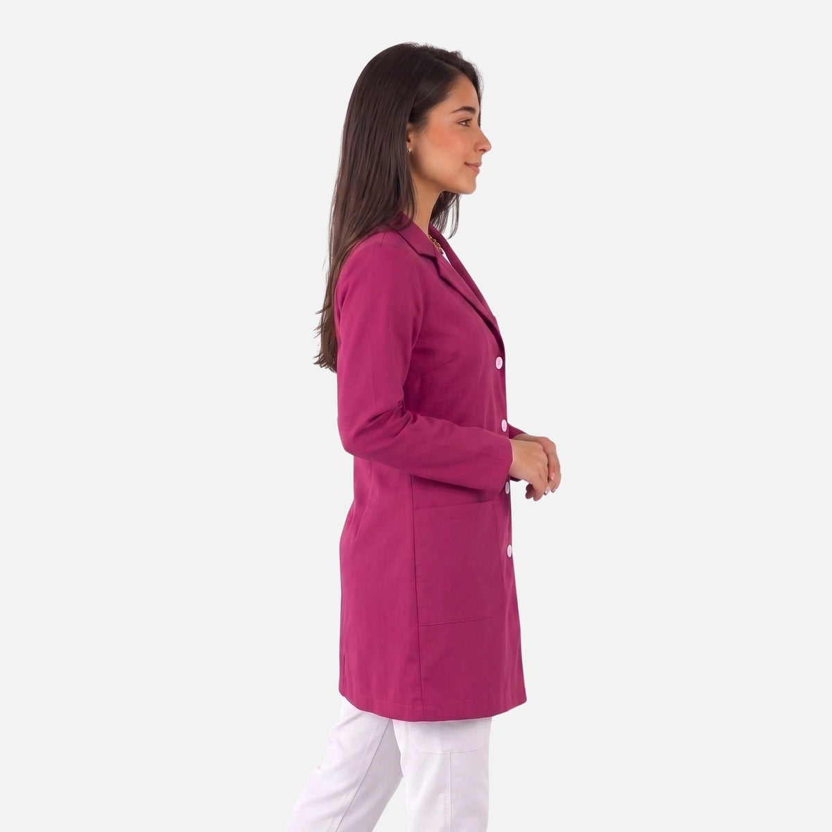 Bata Corta Essential Mujer | 3 Pockets