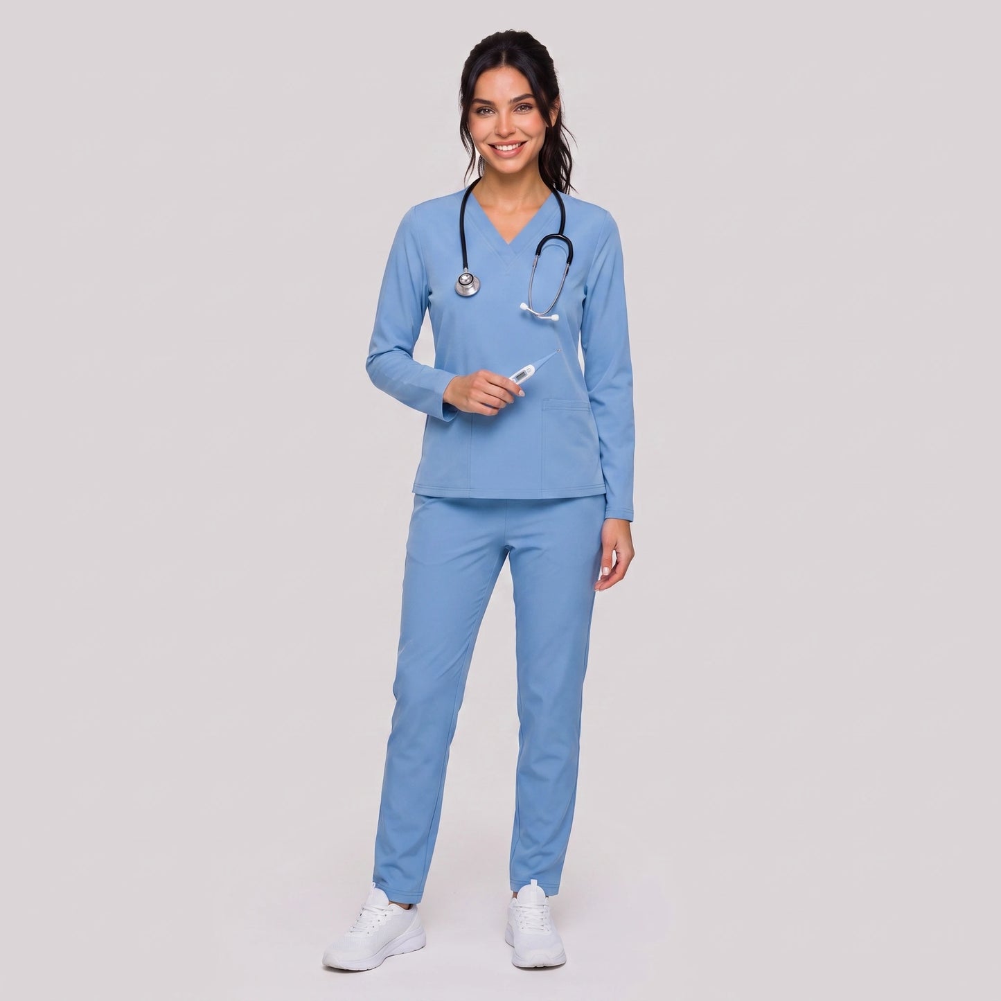 Top Manga Larga Mujer | 2 Pockets