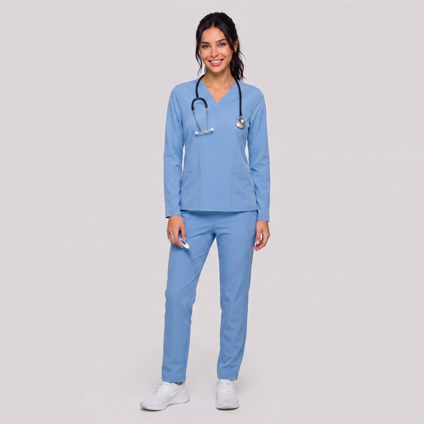 Top Manga Larga Mujer | 2 Pockets