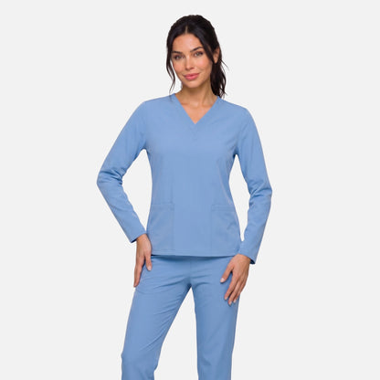Top Manga Larga Mujer | 2 Pockets
