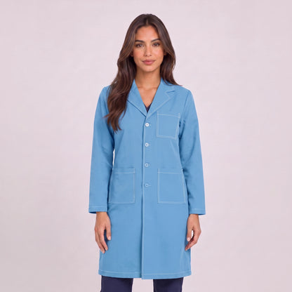 Bata Larga Prepunte Mujer | 3 Pockets