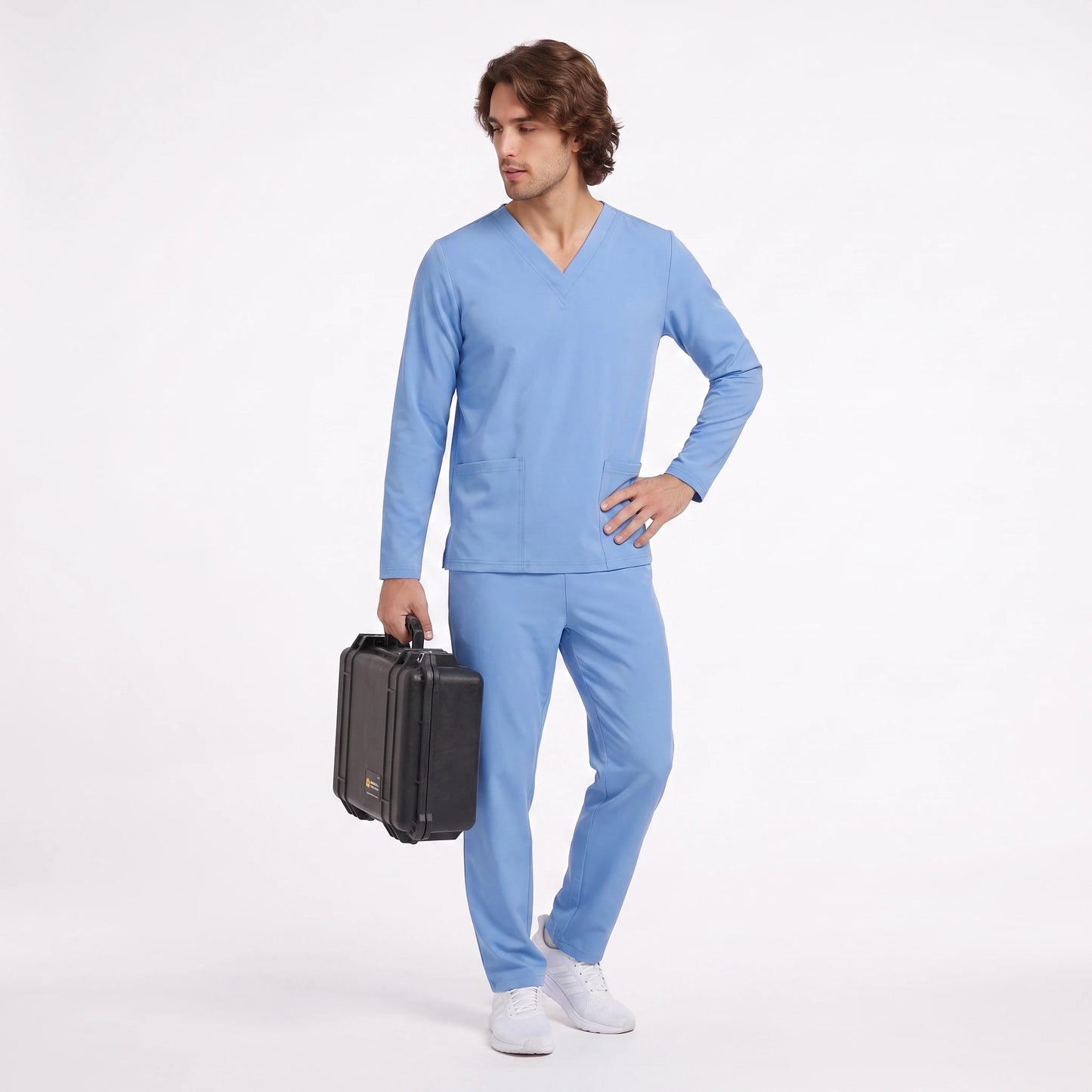 Top Manga Larga Hombre | 2 Pockets