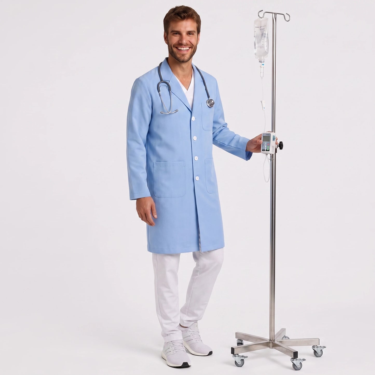 Bata Larga Essential Hombre | 3 Pockets