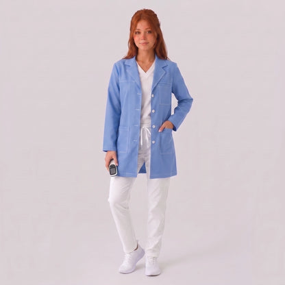 Bata Corta Pespunte Mujer | 3 Pockets