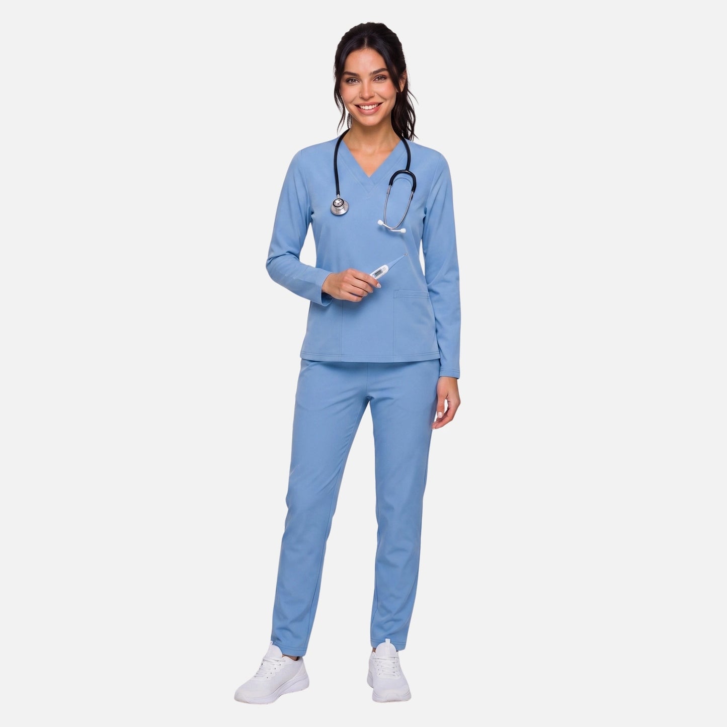 Top Manga Larga Mujer | 2 Pockets