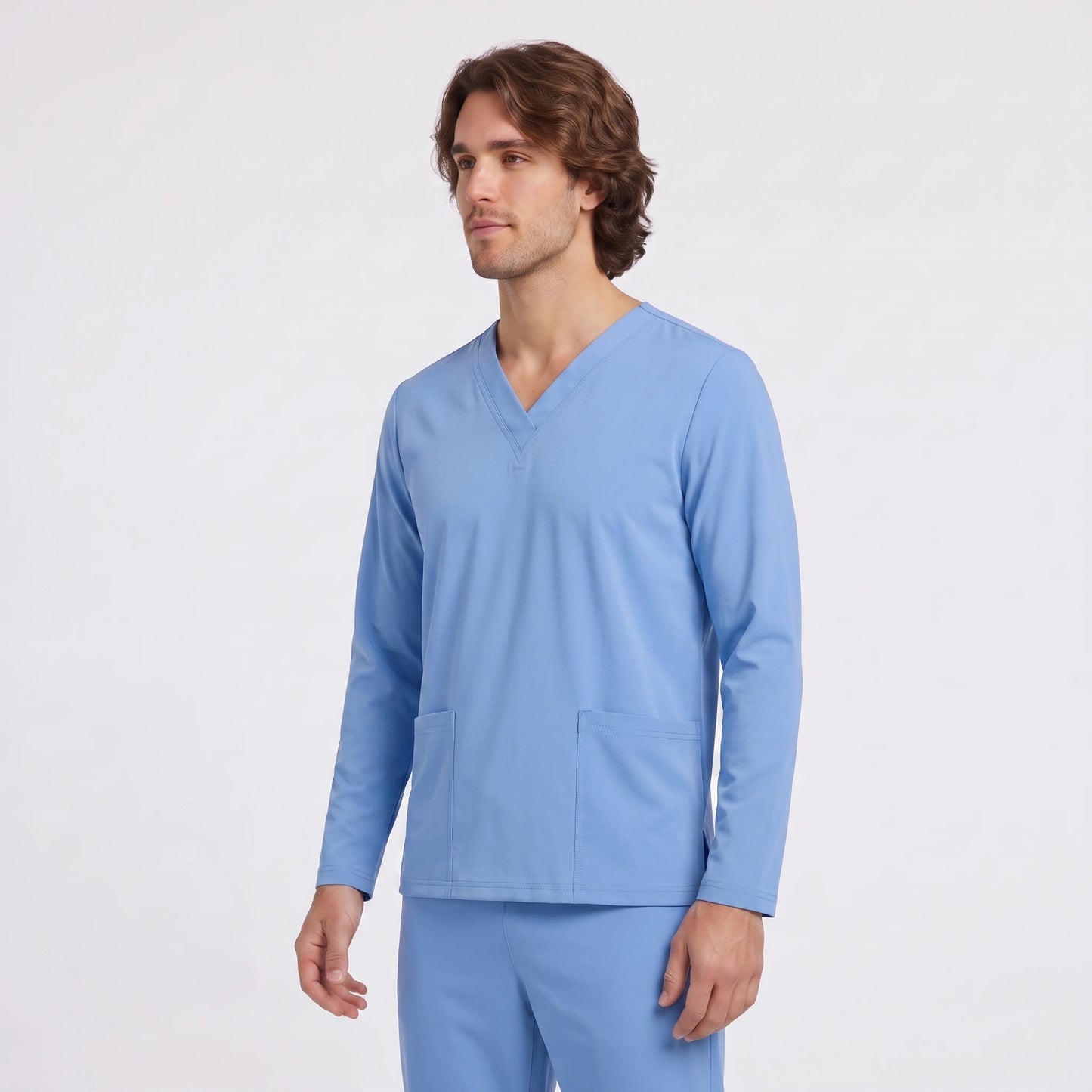 Top Manga Larga Hombre | 2 Pockets