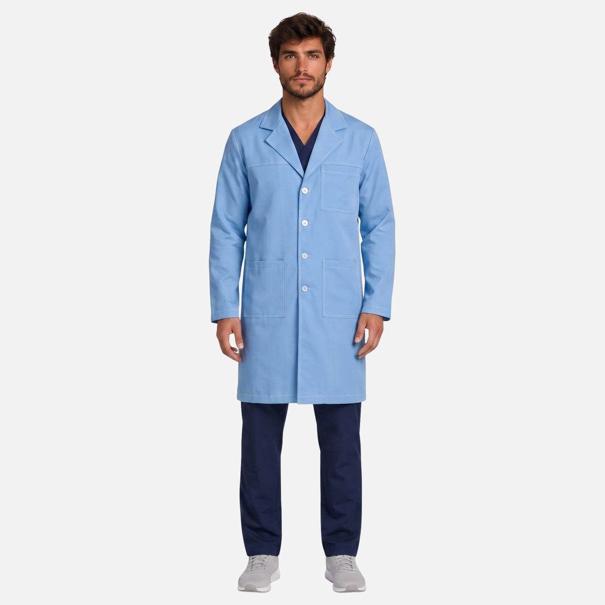 Bata Larga Pespunte Hombre | 3 Pockets