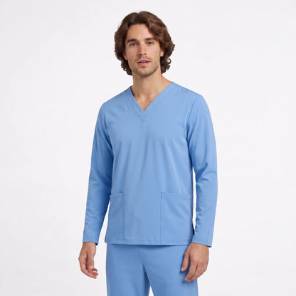 Top Manga Larga Hombre | 2 Pockets