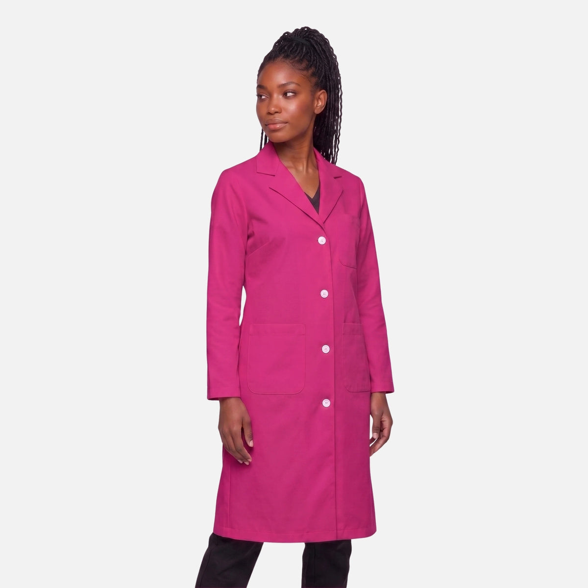 Bata Larga Essential Mujer | 3 Pockets