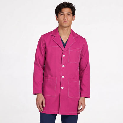 Bata Corta Pespunte Hombre | 3 Pockets