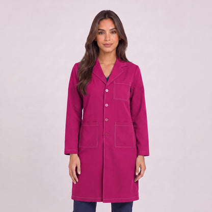 Bata Larga Prepunte Mujer | 3 Pockets