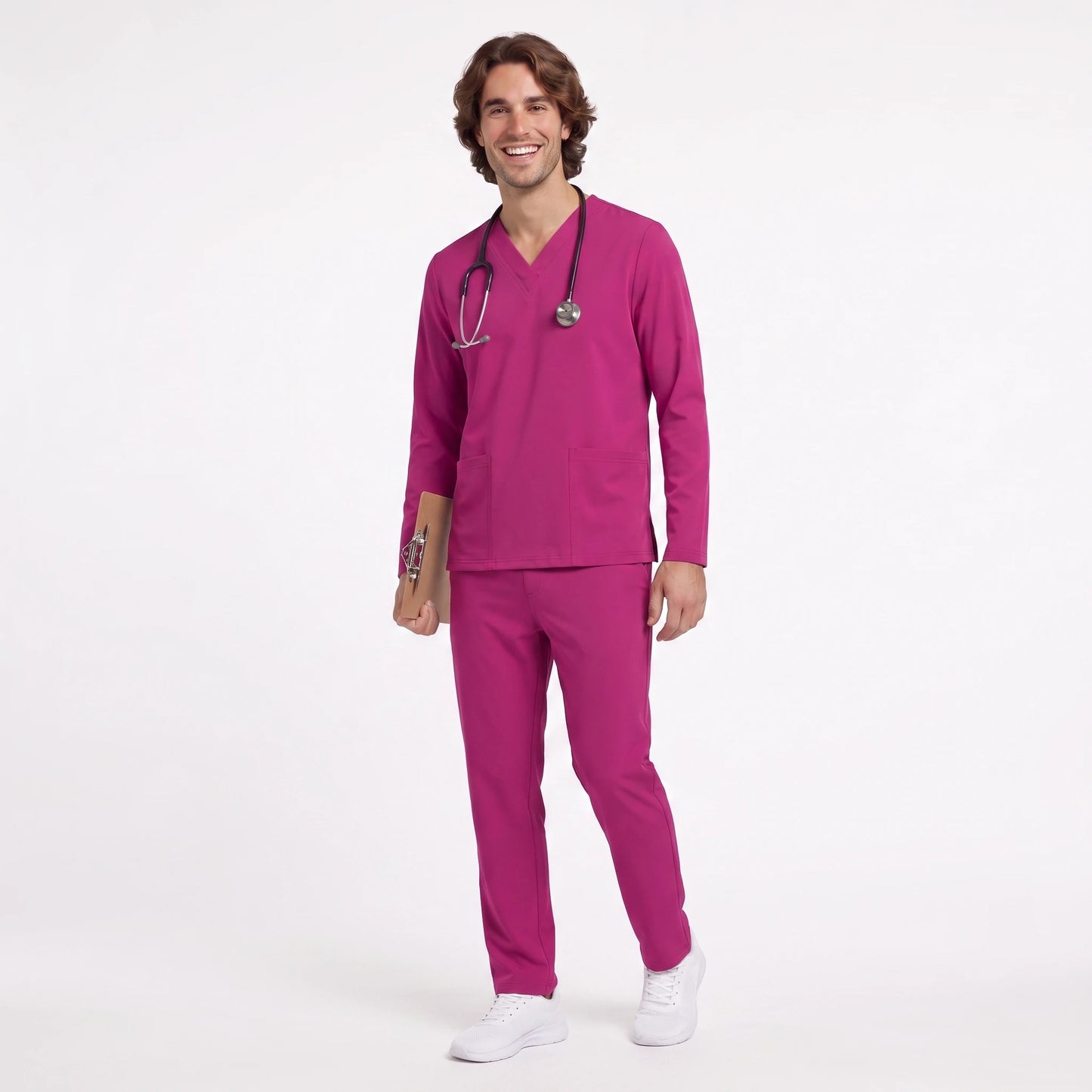 Top Manga Larga Hombre | 2 Pockets
