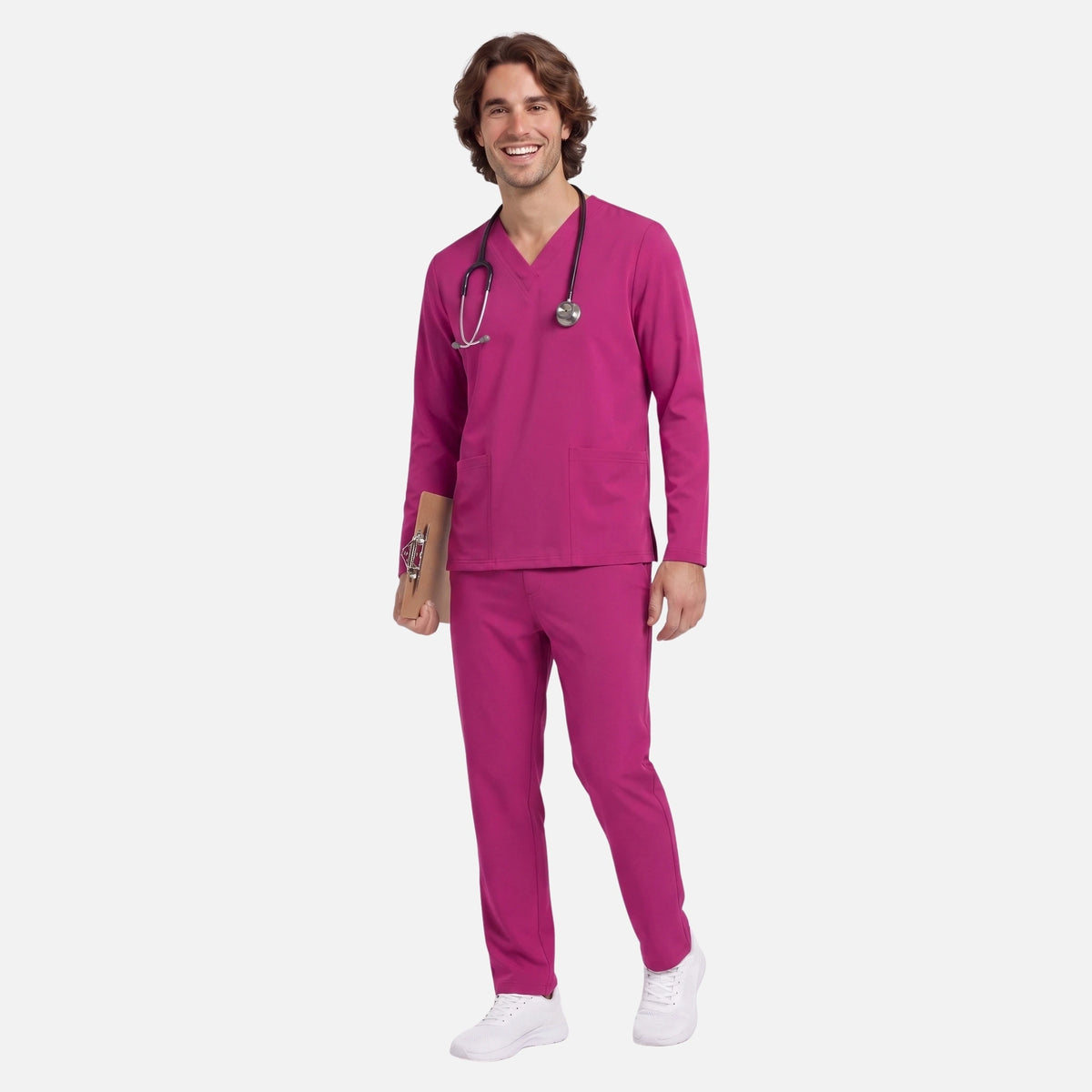 Top Manga Larga Hombre | 2 Pockets