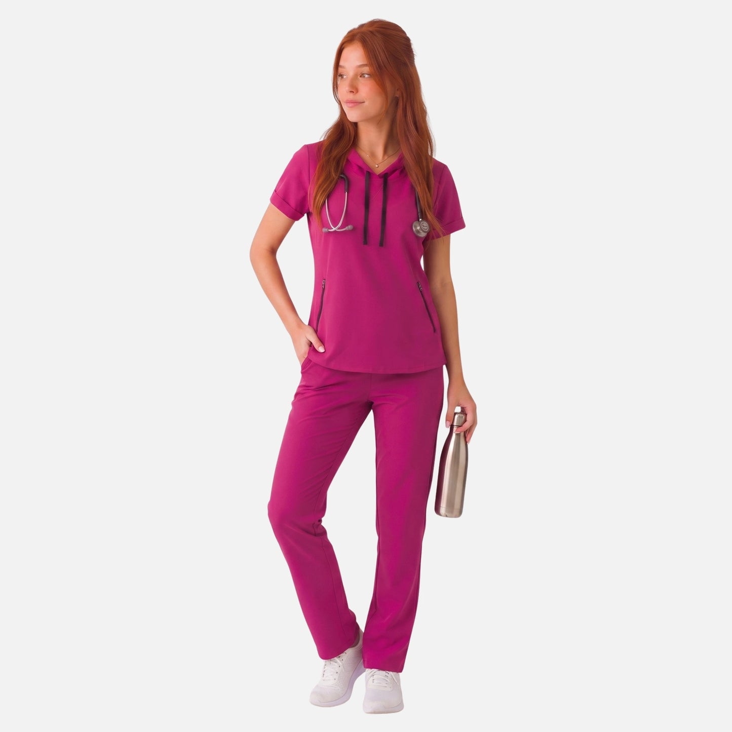 Top Hoodie Mujer | 2 Pockets