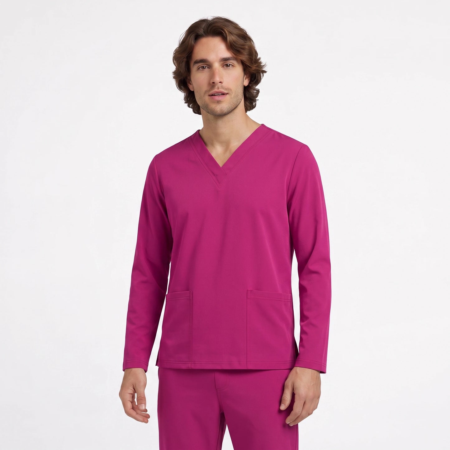 Top Manga Larga Hombre | 2 Pockets