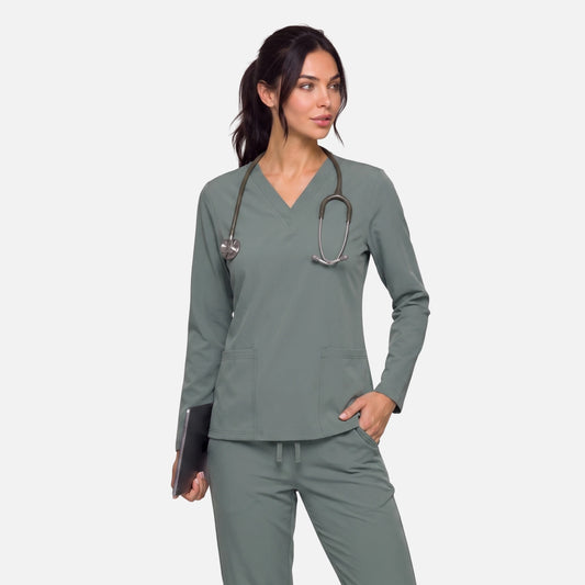 Top Manga Larga Mujer | 2 Pockets