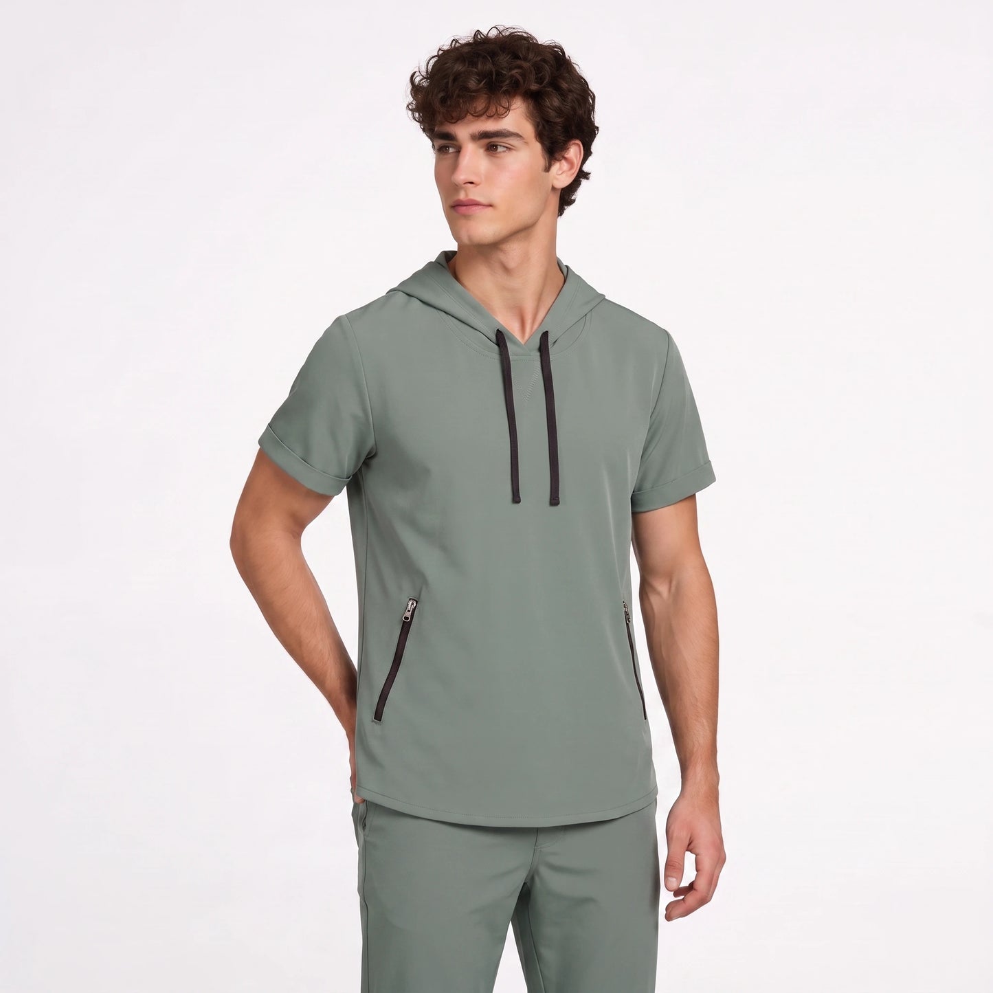 Top Hoodie Hombre | 2 Pockets