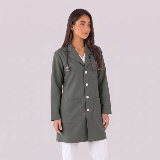 Bata Corta Essential Mujer | 3 Pockets