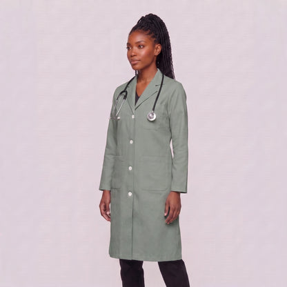 Bata Larga Essential Mujer | 3 Pockets