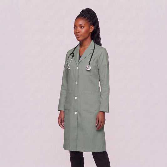Bata Larga Essential Mujer | 3 Pockets