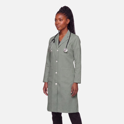 Bata Larga Essential Mujer | 3 Pockets