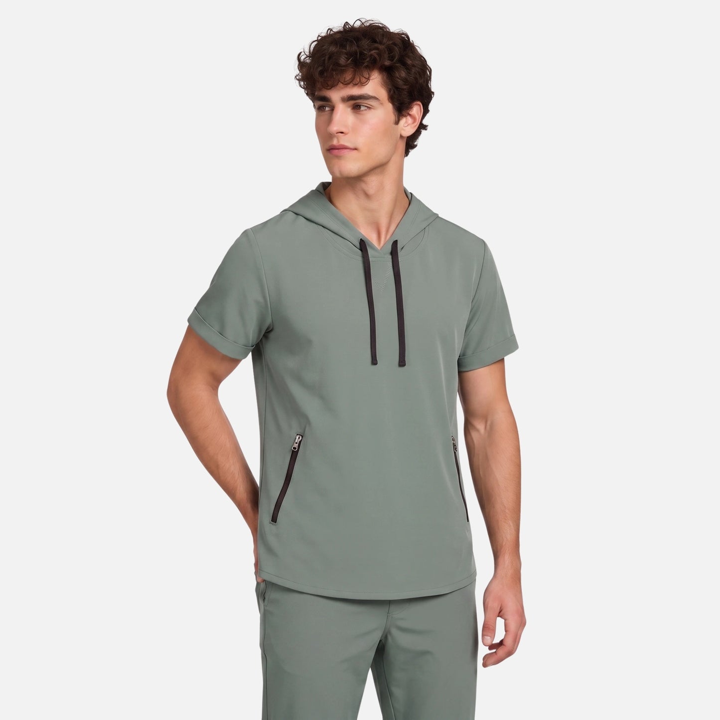 Top Hoodie Hombre | 2 Pockets