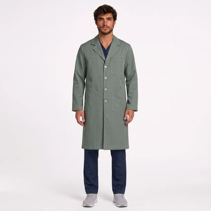 Bata Larga Pespunte Hombre | 3 Pockets