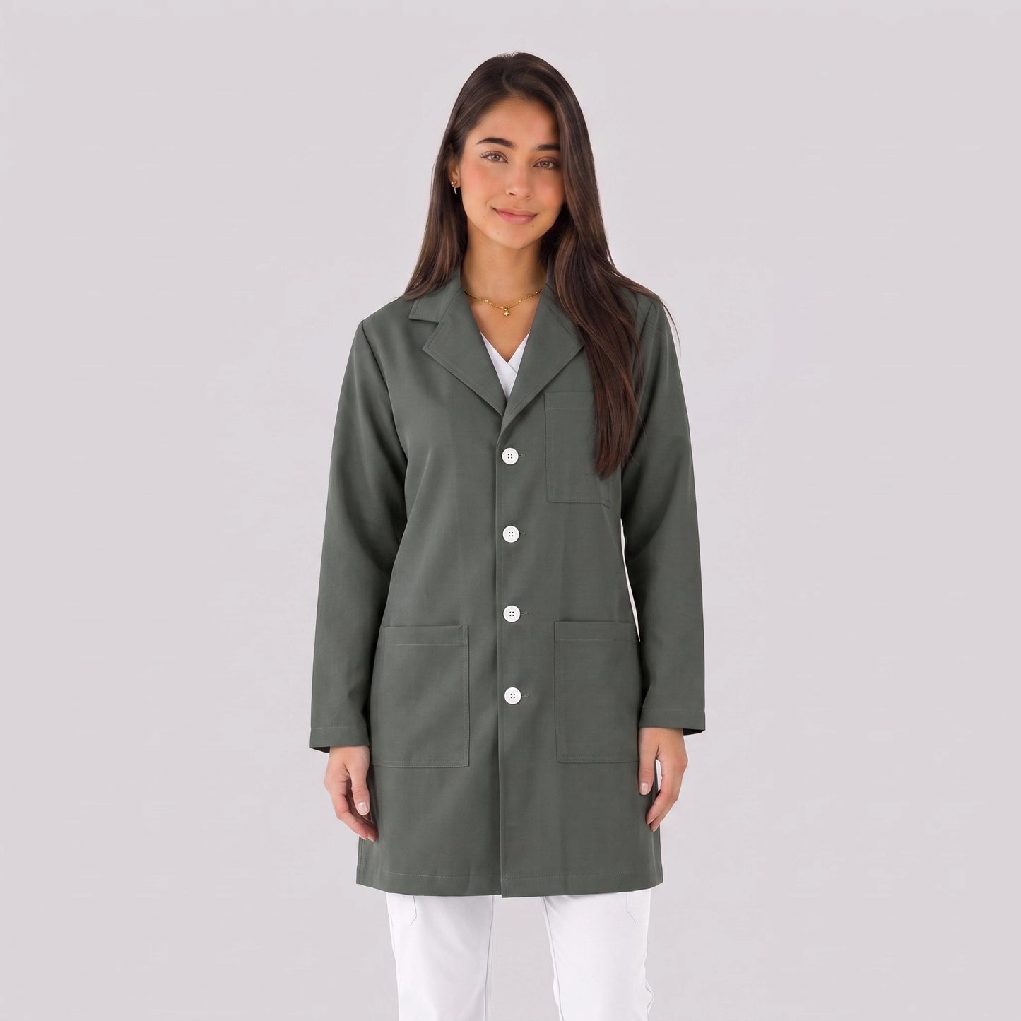 Bata Corta Essential Mujer | 3 Pockets