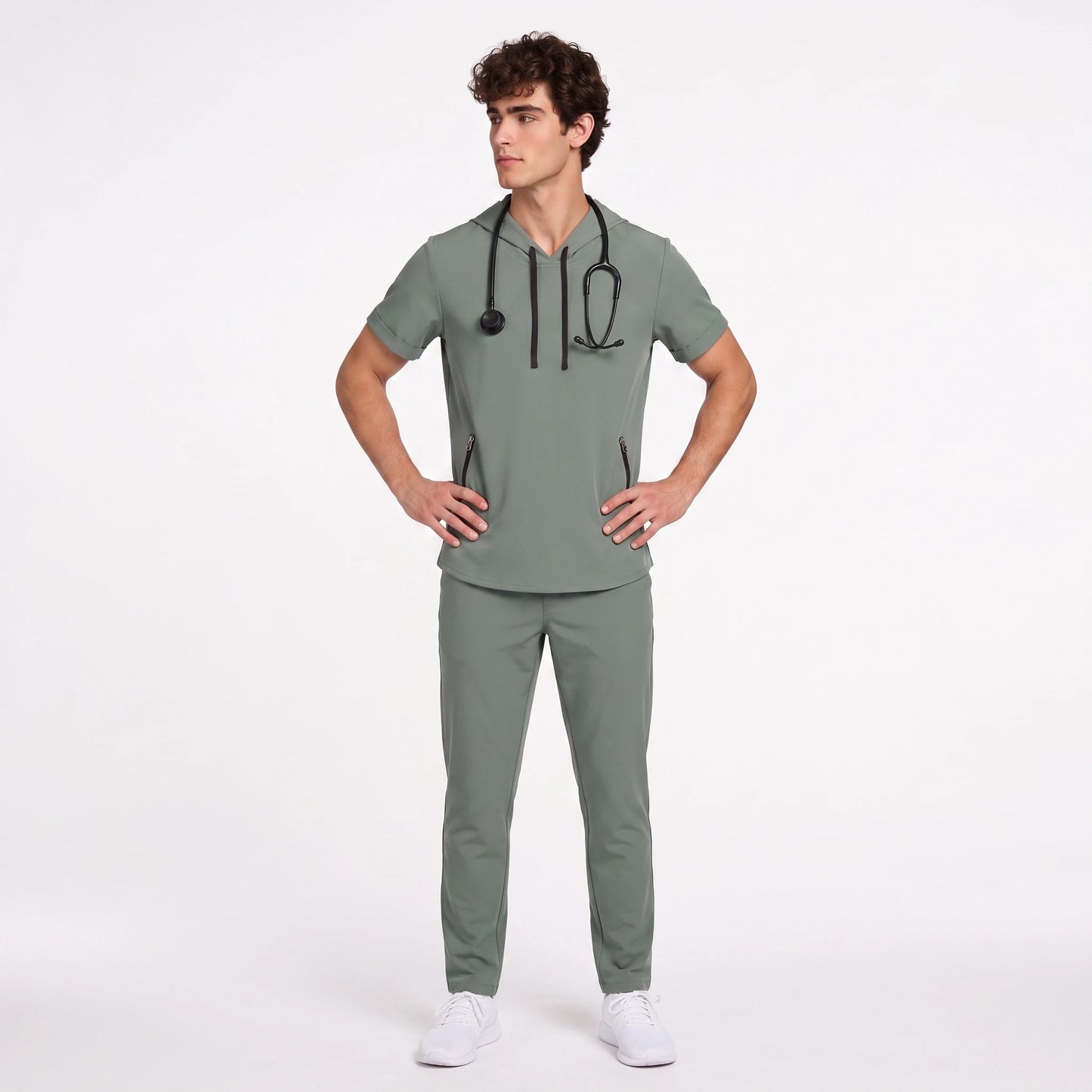 Top Hoodie Hombre | 2 Pockets