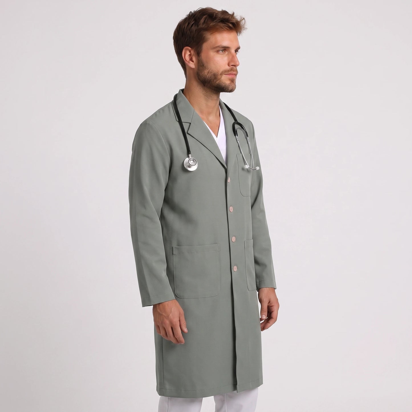Bata Larga Essential Hombre | 3 Pockets