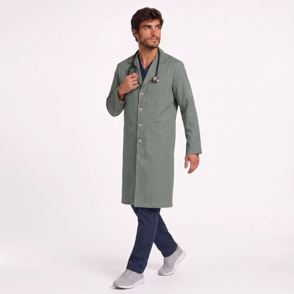 Bata Larga Pespunte Hombre | 3 Pockets