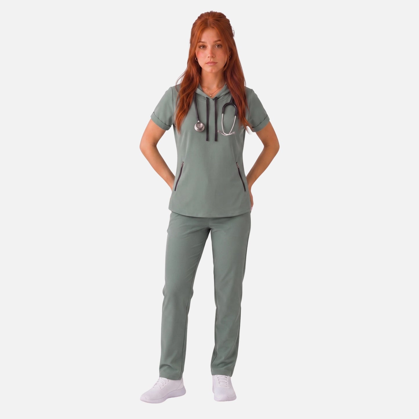Top Hoodie Mujer | 2 Pockets