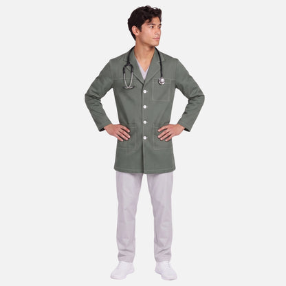 Bata Corta Pespunte Hombre | 3 Pockets