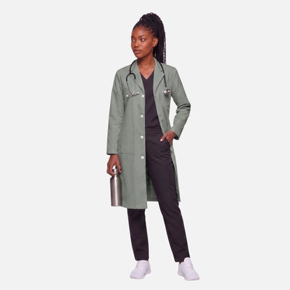 Bata Larga Essential Mujer | 3 Pockets