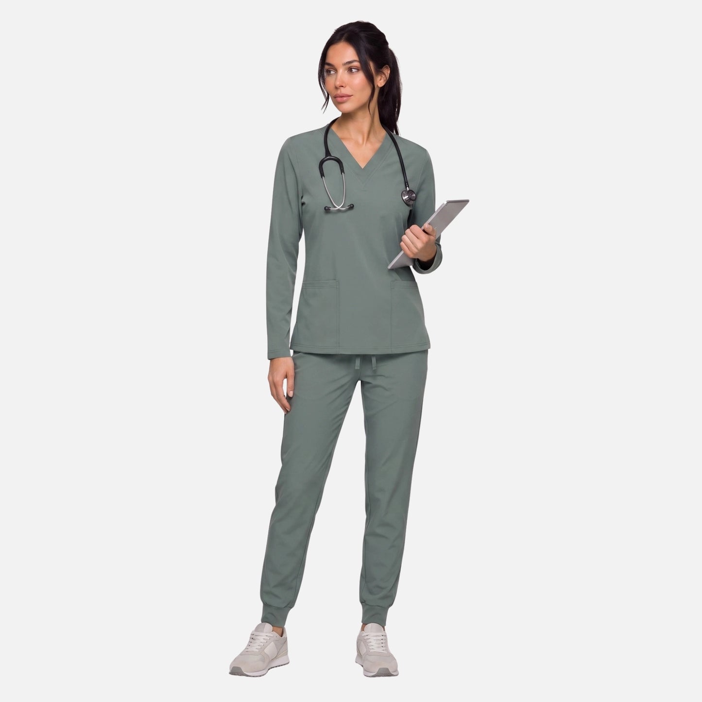 Top Manga Larga Mujer | 2 Pockets