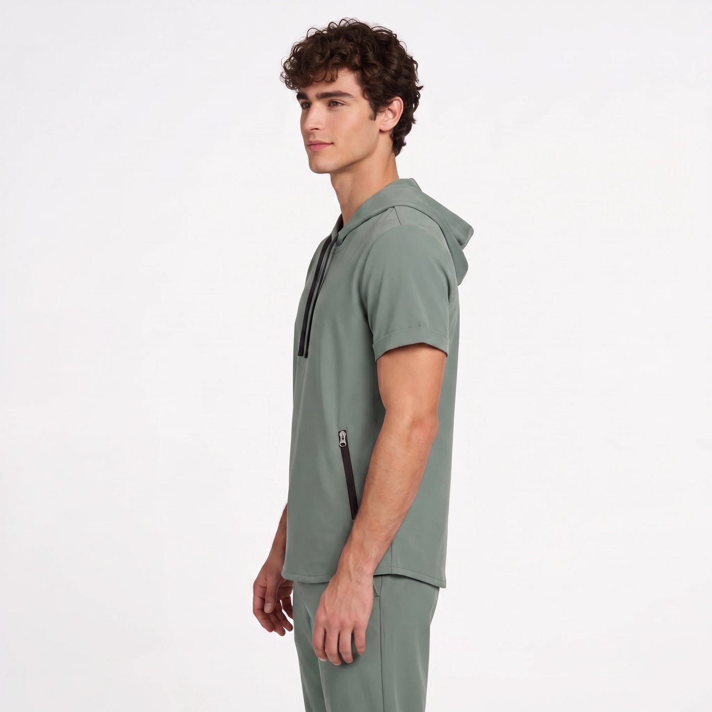 Top Hoodie Hombre | 2 Pockets