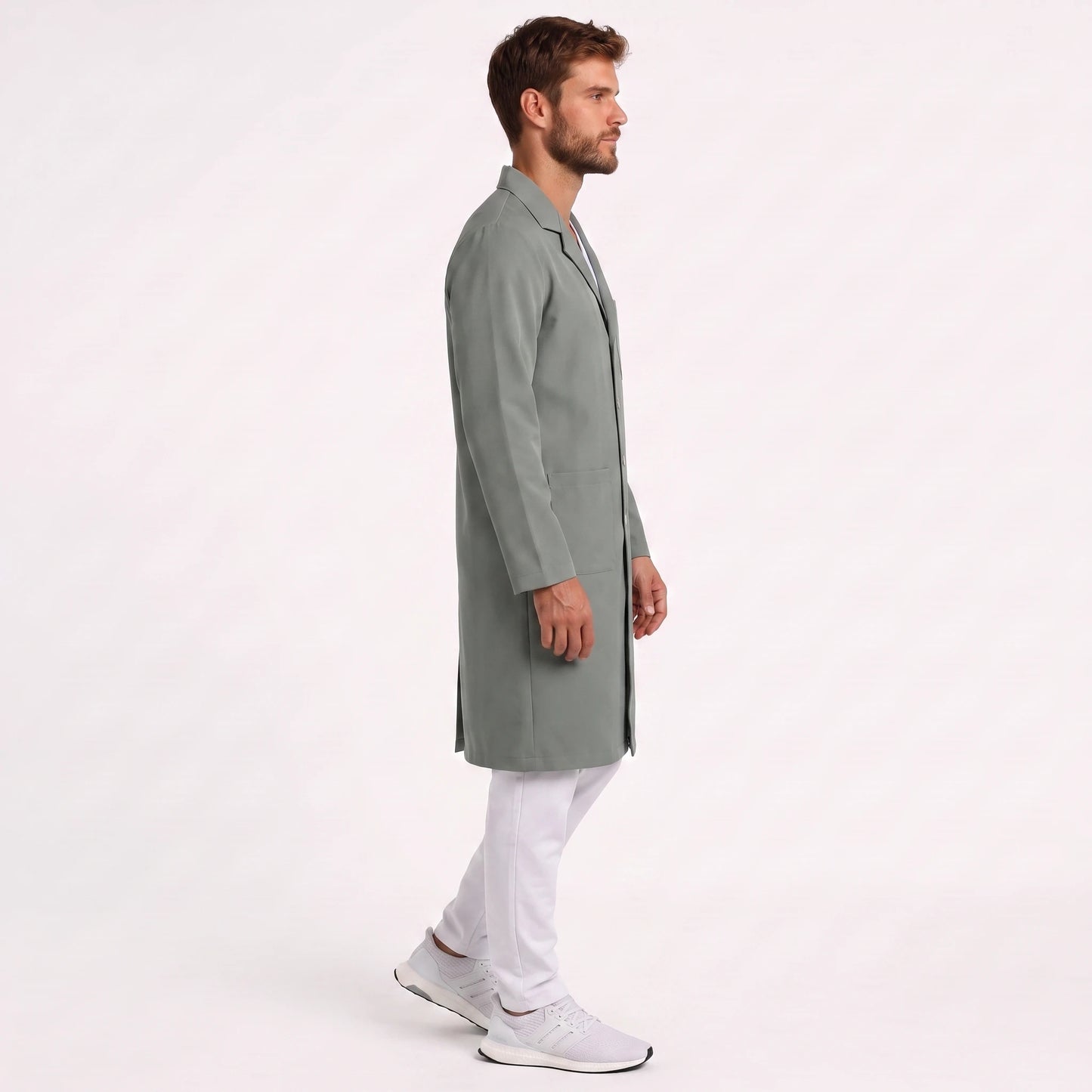 Bata Larga Essential Hombre | 3 Pockets