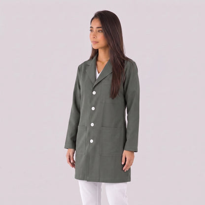 Bata Corta Essential Mujer | 3 Pockets