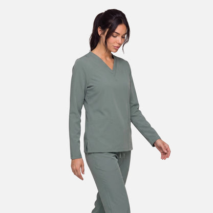 Top Manga Larga Mujer | 2 Pockets