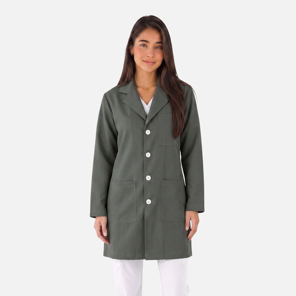 Bata Corta Essential Mujer | 3 Pockets